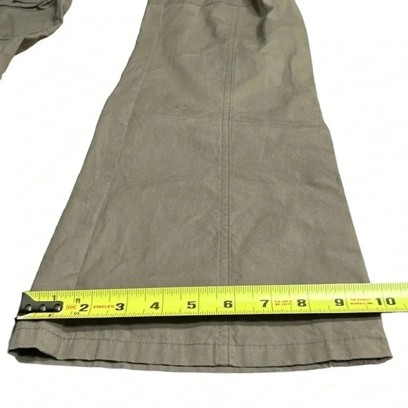 MISS DAZZLE cargo pants,Y2K,Metal accents,boot cut,wide hem,rodeo,retro,cotton - Picture 10 of 15